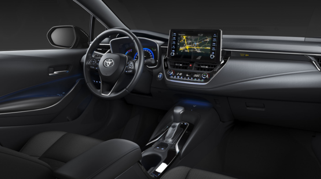 Interior Toyota Corolla 2022