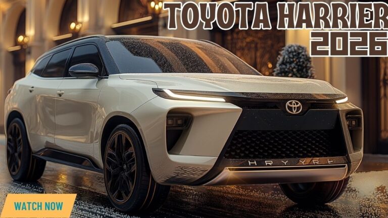 Introducing the New 2026 Toyota Harrier XU80: A Visionary SUV Redefined