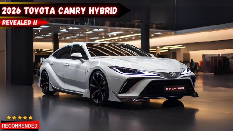 Unveiling the New 2026 Toyota Camry Hybrid: A Symphony of Efficiency and Innovation